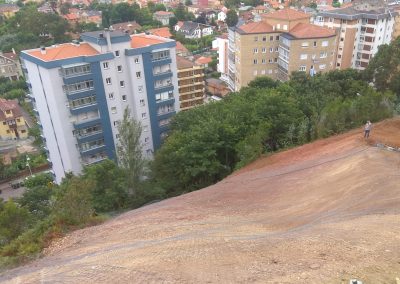 Estabilización de talud en Pinos Altos (Asturias)
