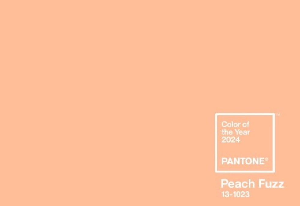 Peach Fuzz 13-1023, el color del año Pantone